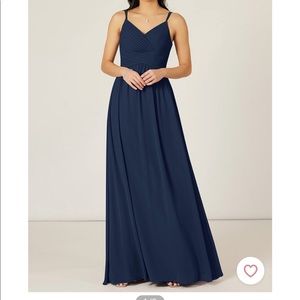 NWT** Navy Azazie Blake maxi dress